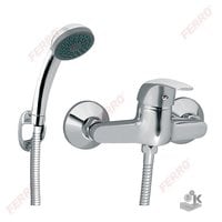 Shower mixer wall mounted + shower