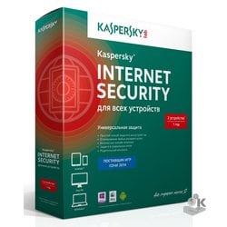 Антивирус Kaspersky Internet Security для всех устройств. (2 устройства, 1 год)