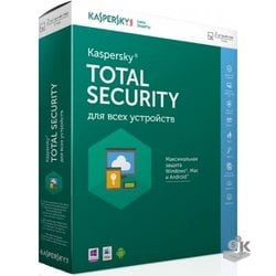 Антивирус Kaspersky Total Security для всех устройств (2 устройства, 1 год)