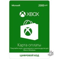 Card Microsoft and Xbox - 2000 RUB