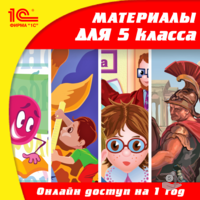 Онлайн обучение по программе 5 класса. Лицензия на 1 год